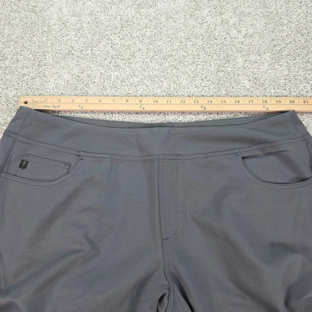 New Belle by Kim Gravel Primabelle Straight Leg Pants‎ Graphite Gray 22W A555483